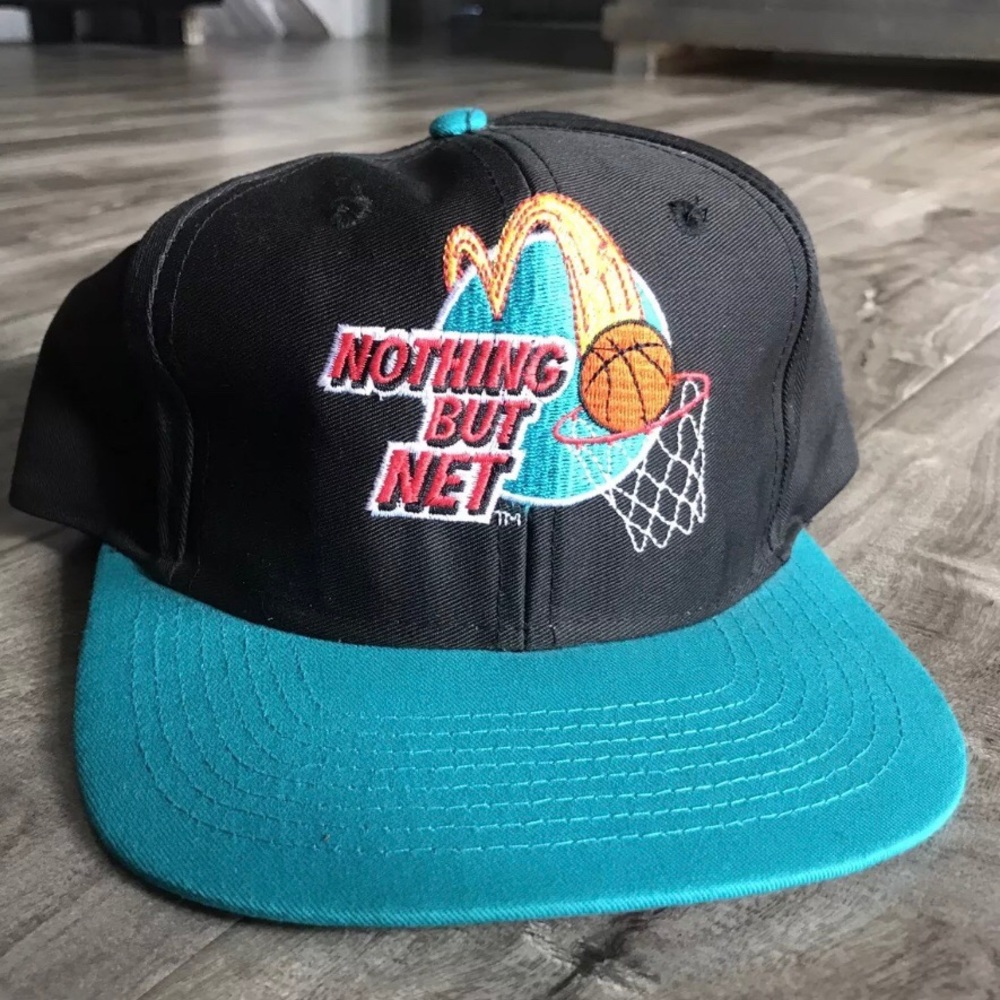 90s Throwback McDonalds Basketball Snapback Hat